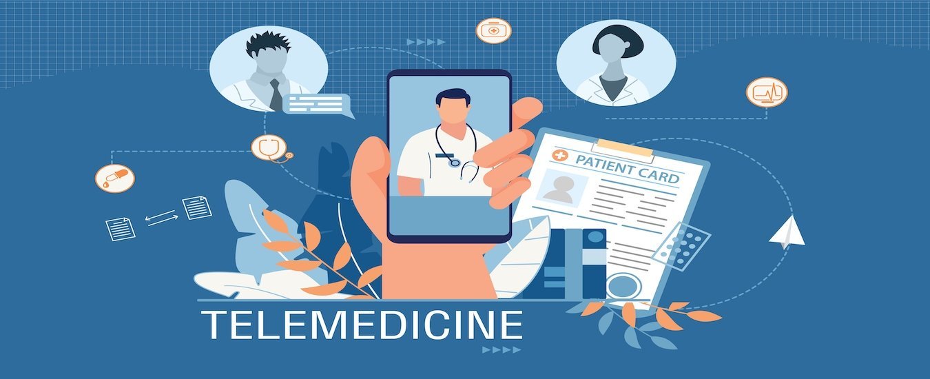 Telemedicine Banner Advertising Medical Mobile App